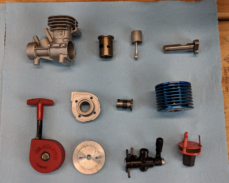 The parts that make up the engine.